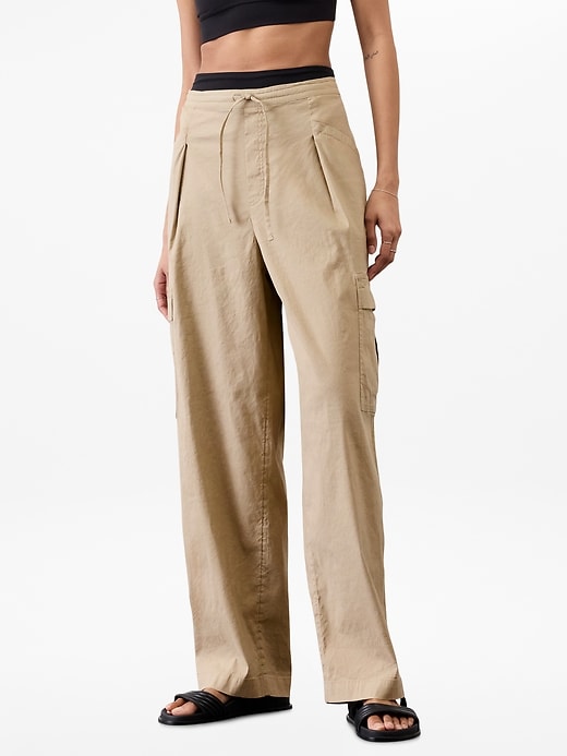 Paradise Mid Rise Wide Leg Pant