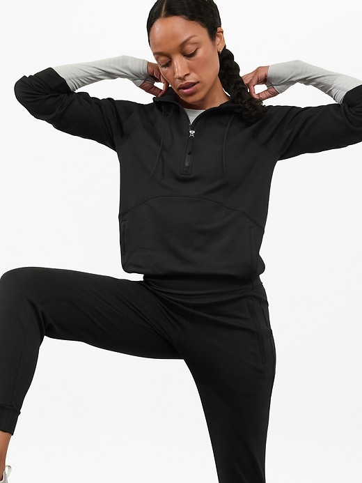 Unstoppable Fleece Lined Half Zip Sweatshirt