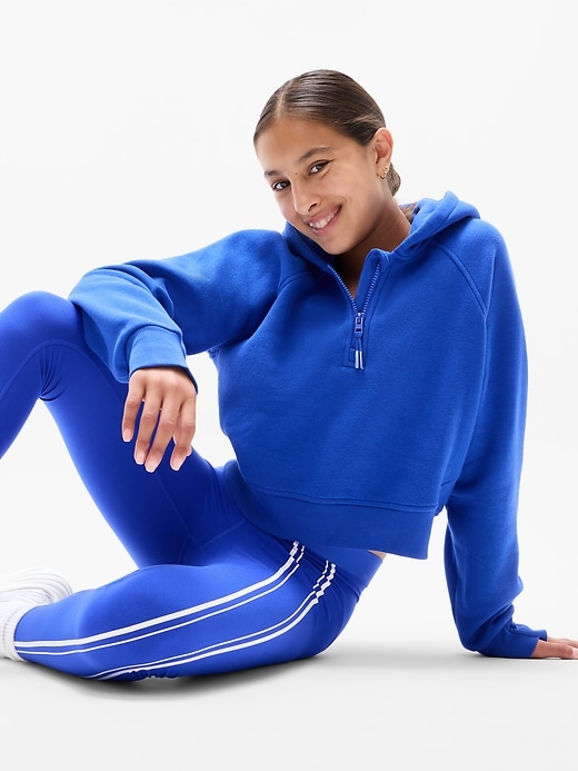 Athleta Girl All Day Half Zip Hoodie