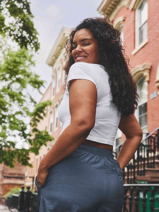 Momentum Seamless Crop Tee 2.0