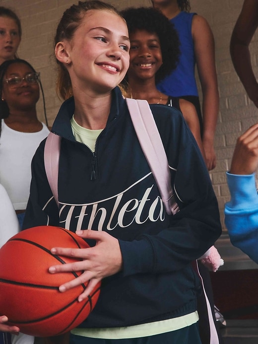 Athleta Girl School Vibes 1/4 Zip Sweatshirt
