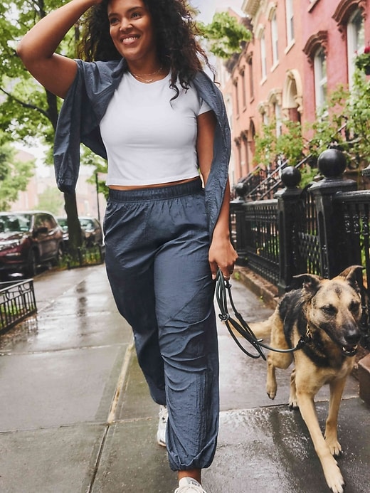 Lunar Sheen Utility Mid Rise Pant