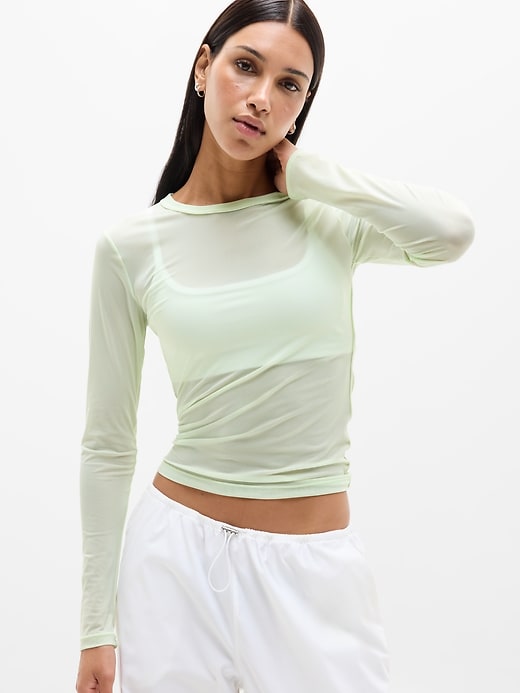 Sheer Mesh Top