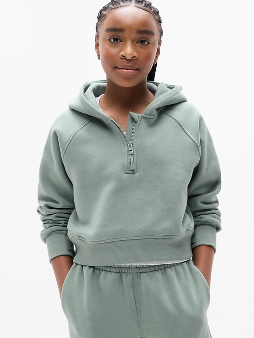 Athleta Girl All Day Half Zip Hoodie