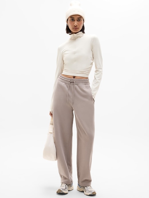 Forever Fleece Mid Rise Barrel Pant