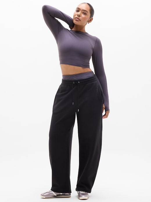 Simone Biles Forever Fleece Mid Rise Barrel Pant