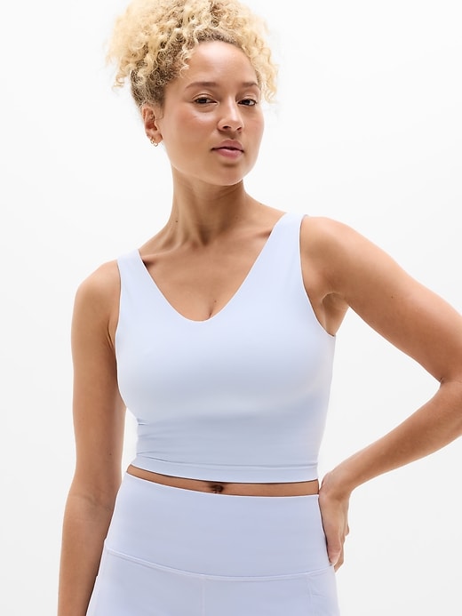 Transcend V-Neck Crop Sports Bra A-C