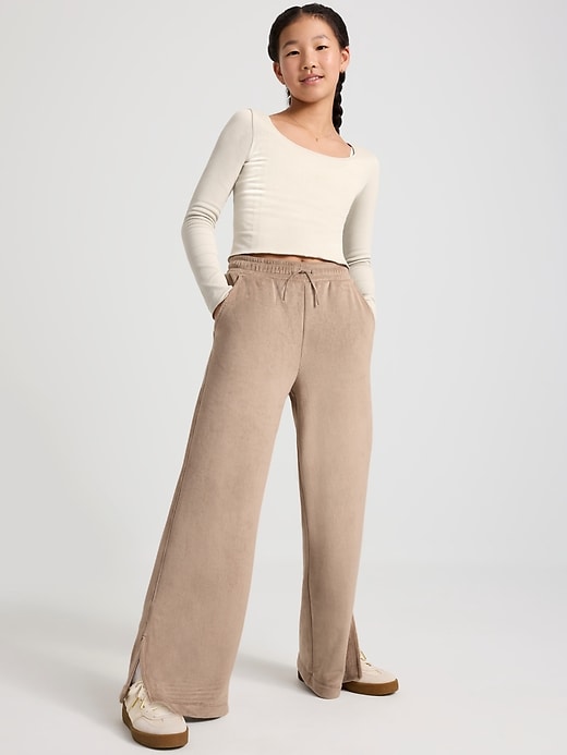 Athleta Girl Cozy Rib Wide Leg Pant