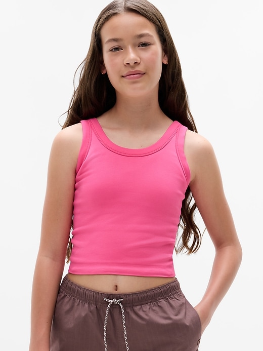 Athleta Girl Rise Above Rib Scoop Tank