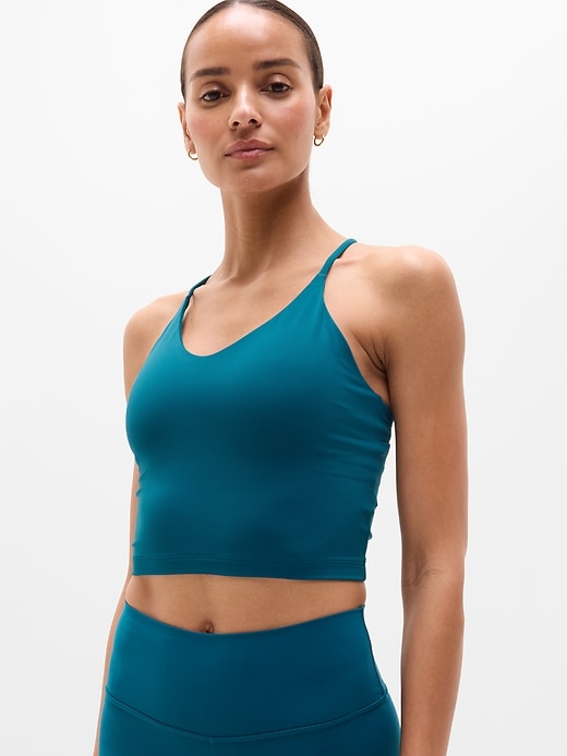 Transcend Thin Strap Crop Bra