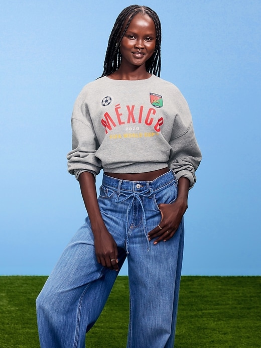 FIFA World Cup 26™ Mexico Oversized Graphic Sweatshirt for Women