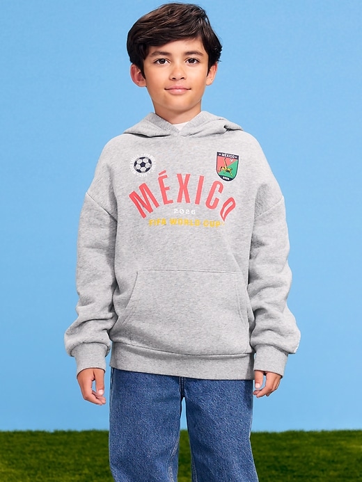 FIFA World Cup 26™ Argentina Oversized Pullover Hoodie for Boys