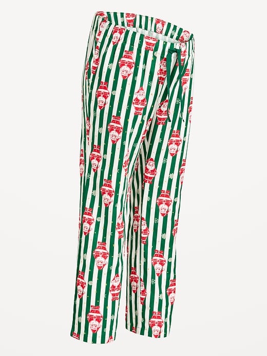 Maternity Printed Flannel Pajama Pants