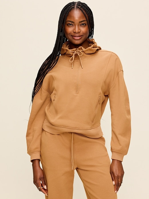 Dynamic Fleece Half-Zip Hoodie Sweatshirt