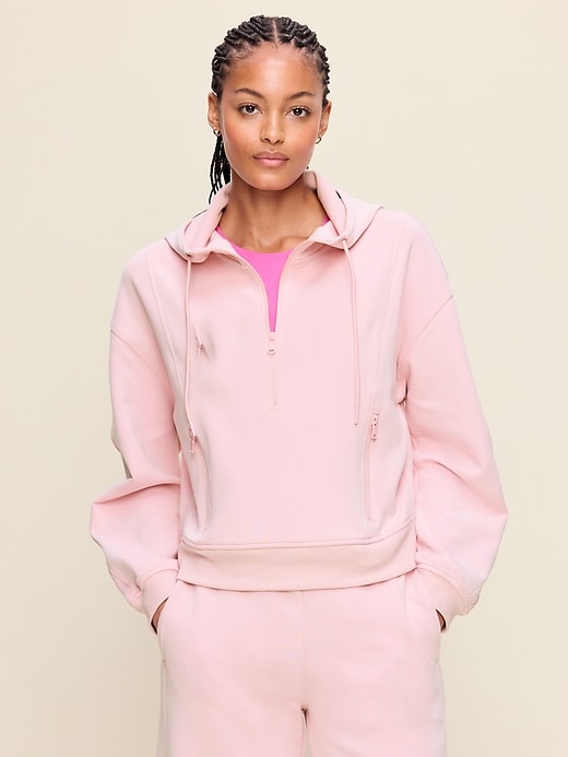 Dynamic Fleece Half-Zip Hoodie Sweatshirt