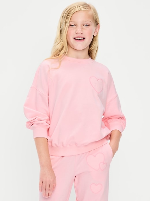 Favorite Fleece Oversized Tunic Sweatshirt for Girls