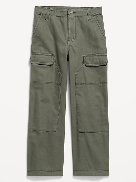 Baggy Cargo Canvas Pants for Boys