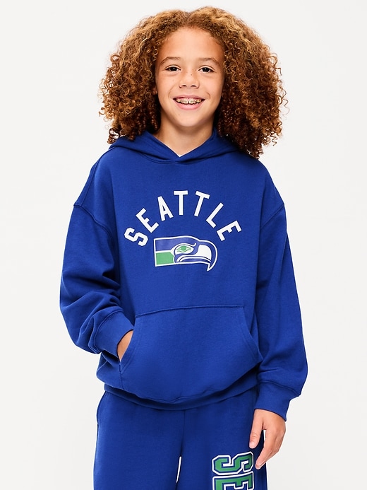 Kansas City Chiefs Oversized Pullover Hoodie for Boys