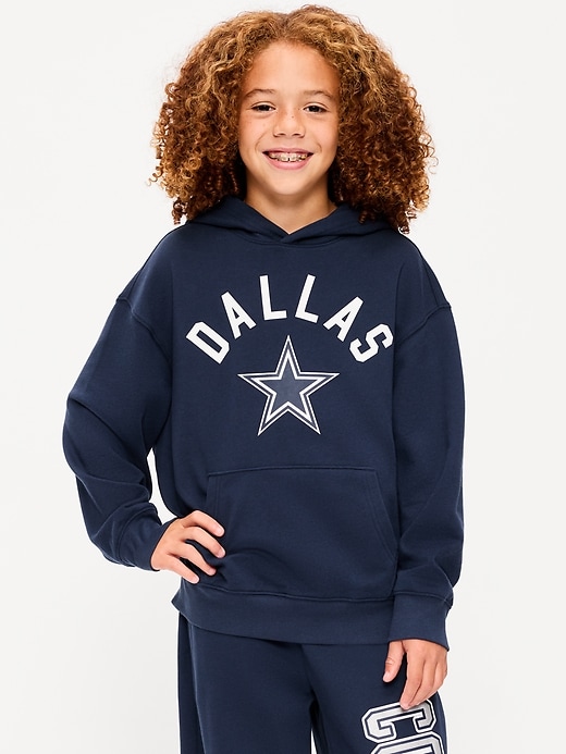 Kansas City Chiefs Oversized Pullover Hoodie for Boys