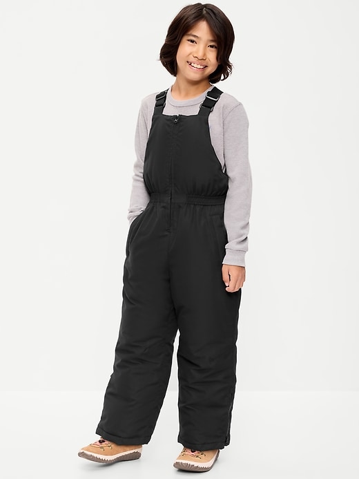 Water-Resistant Gender-Neutral Snow-Bib Overalls for Kids