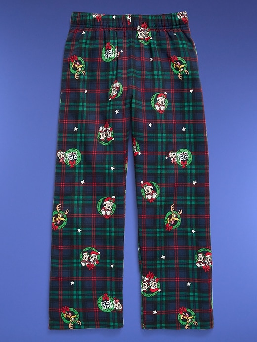 Gender-Neutral Printed Flannel Pajama Pants for Kids