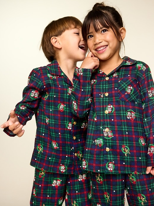 Unisex Flannel Pajama Set for Toddler