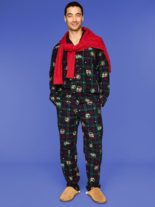 Flannel Pajama Pant Set for Men