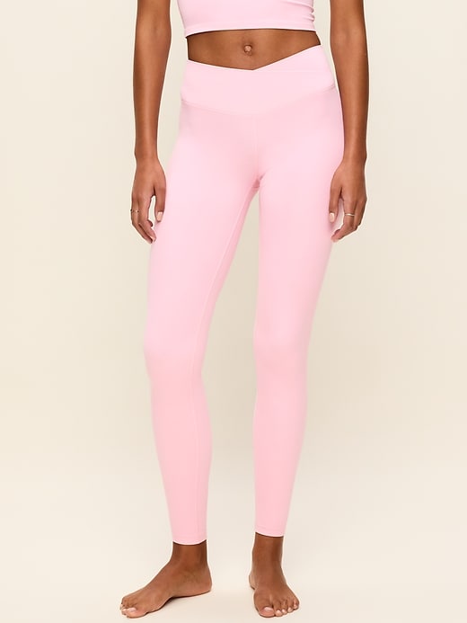 Crossover-Waist StudioSmooth Full-Length Legging