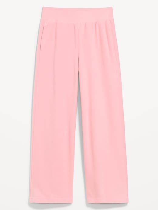 Extra High-Waisted Performance Fleece Wide-Leg Sweatpants