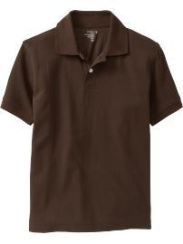 Boys Pique Uniform Polos