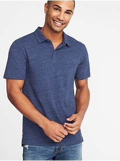 Soft-Washed Jersey Polo for Men