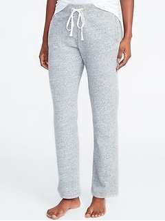 French Terry Straight-Leg Sweatpants for Women