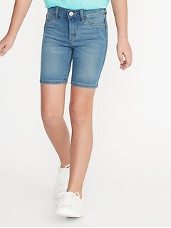 girls bermuda jean shorts
