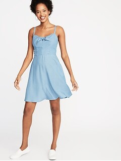 Ruffle Dress with Belt