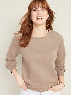 Relaxed French-Terry Sweatshirt for Women