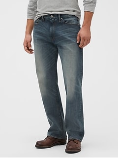 mens comfort fit jeans