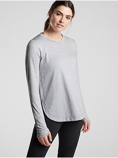 athleta running tops