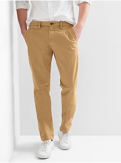gap men's slim pants