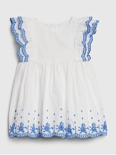 gap baby white dress