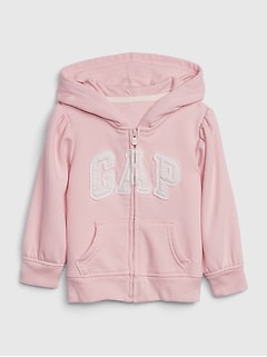NEW GAP ORANGE LIGHTWEIGHT LOGO HOODIE SIZE 12-18-24M 2T 3T 4T 5T
