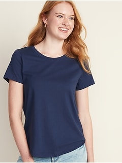 navy and white shirt womens