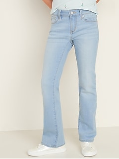girls bootleg jeans
