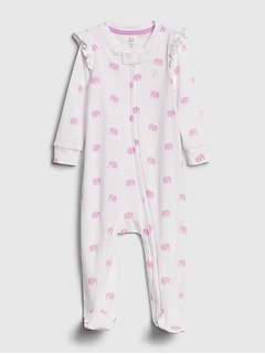 Baby Gap Girls 0-3 Months Lightweight Pink /& Silver Romper Dress Nwt