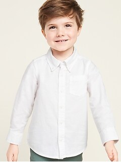 toddler boys white dress shirt