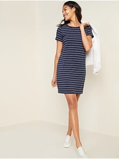 Regular Tall Petite Ex NEXT Navy stretchy twist front dress