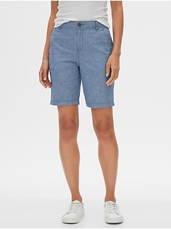 gap jean shorts womens