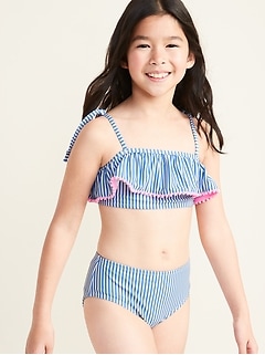 old navy striped bathing suit