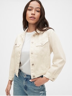 gap denim swing jacket
