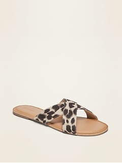 old navy cheetah sandals