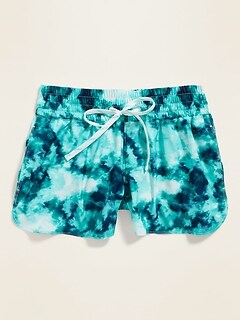 womens teal swim shorts